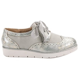 Vices Zapatos atados con una cinta gris