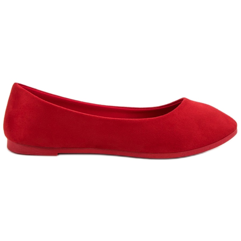 Bailarinas VICES de ante rojo