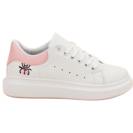 Kylie Calzado deportivo de moda blanco