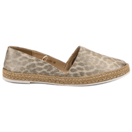 Kylie Alpargatas manchadas beige multicolor