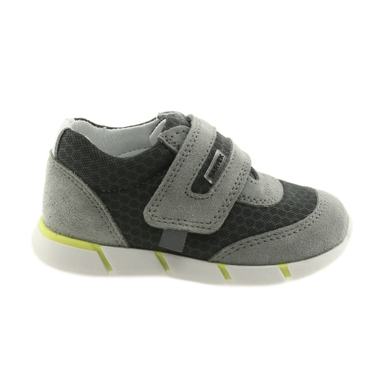 Velcro de cuero semi -sports 51949 Bartek gris