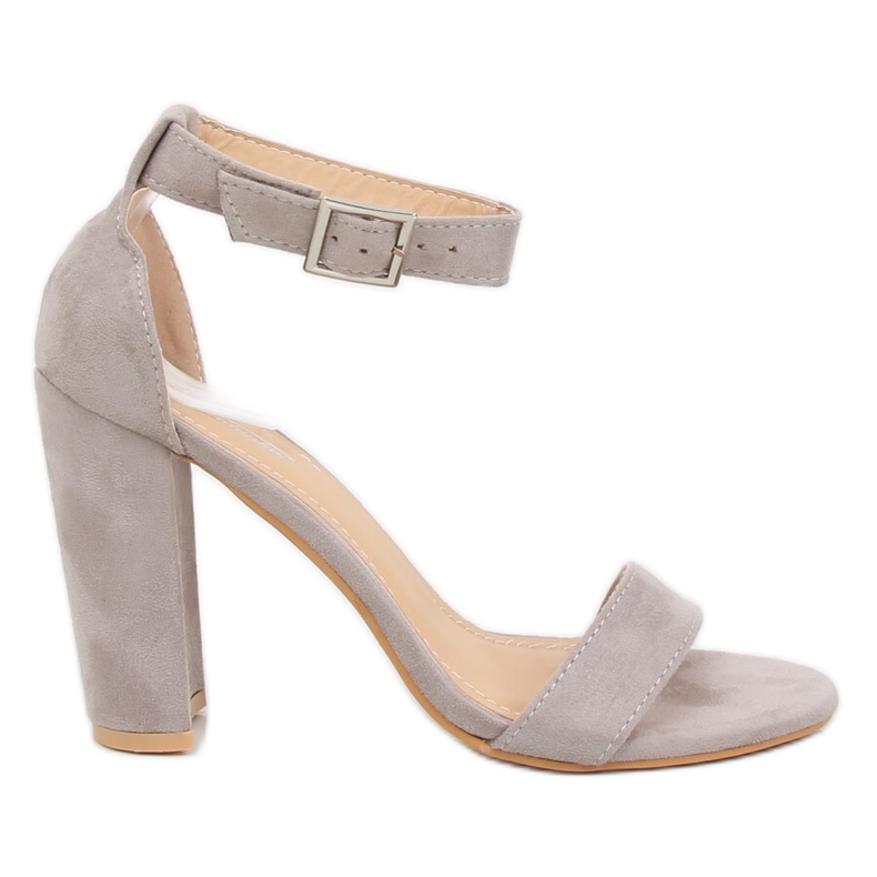 Sandalias grises en el poste 369-18 Gris