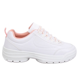Deportivo blanco y rosa 6256 Rosa