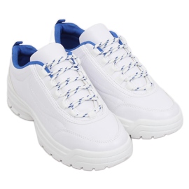 Deportivas blancas y azules 6256 Azul blanco