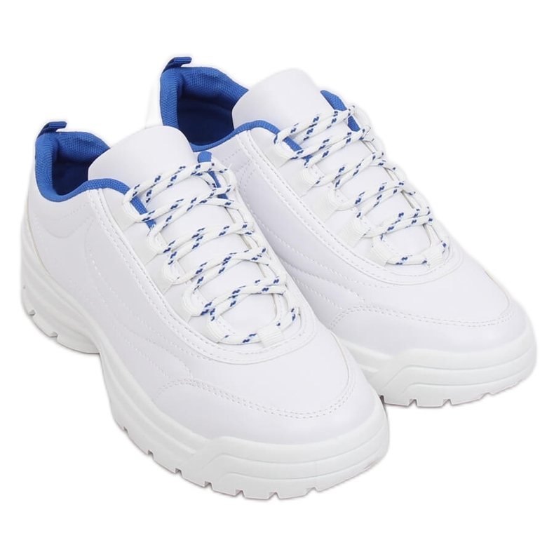 Deportivas blancas y azules 6256 Azul blanco