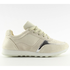 Zapatillas deportivas beige LR88082 Beige II-GAT
