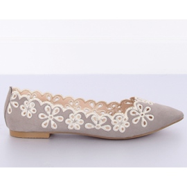 Bailarinas calado gris LT99P gris II-GAT