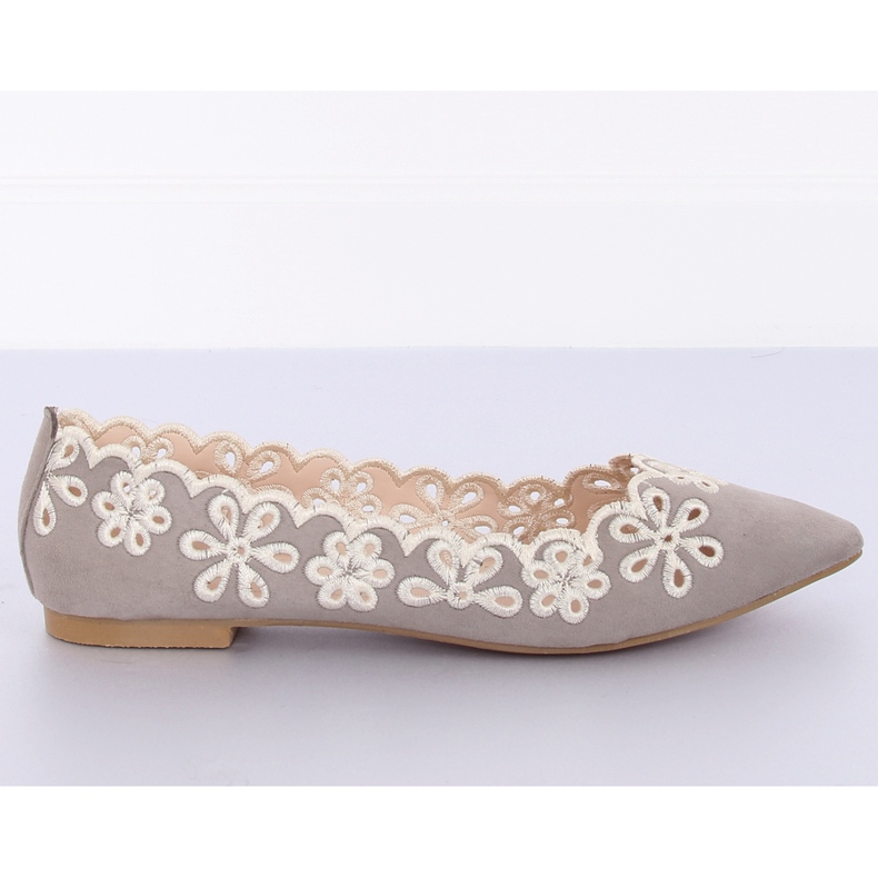 Bailarinas calado gris LT99P gris II-GAT