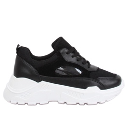 Negro PP-37 Zapatillas deportivas negras
