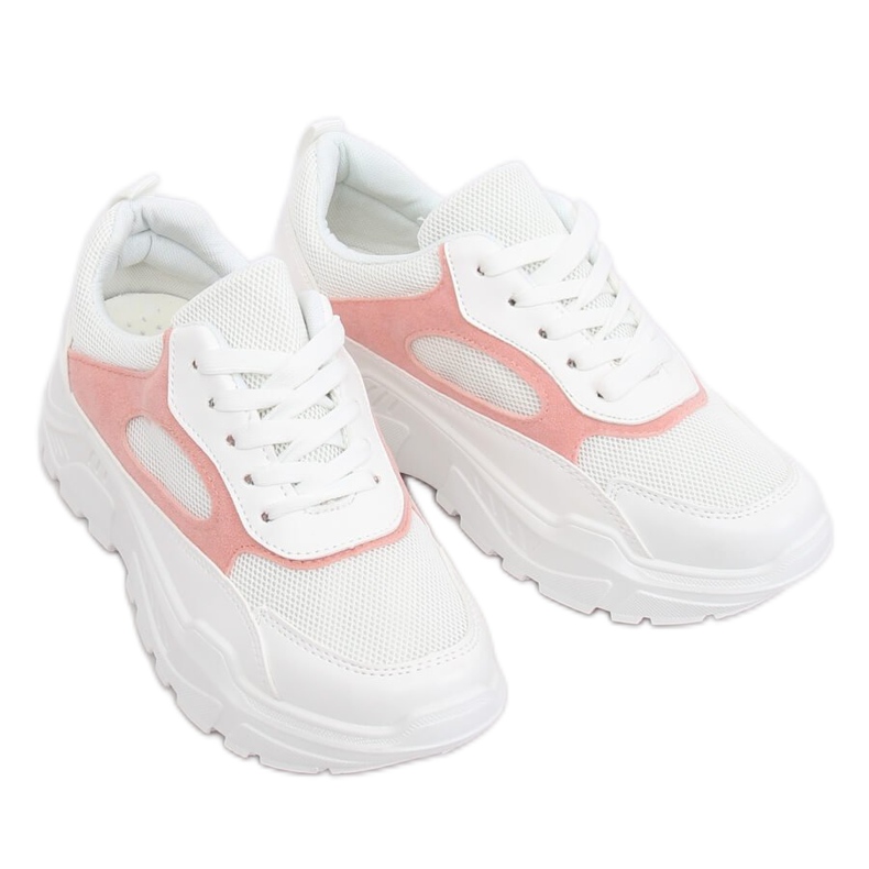 Deportivo blanco y rosa PP-37 BLANCO / ROSA