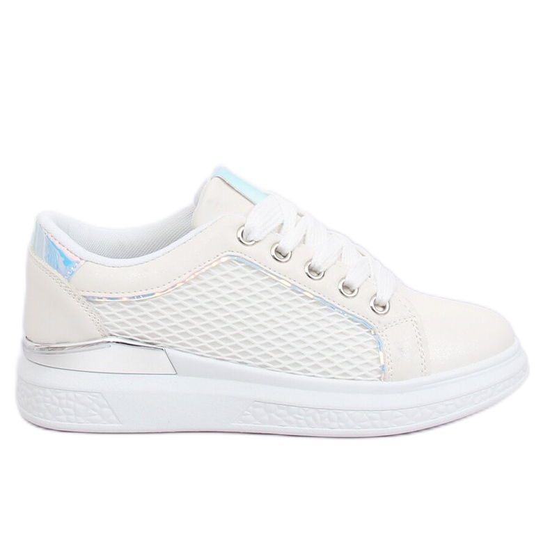 Zapatillas holográficas blancas ZF-40 White blanco