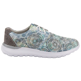 Filippo Calzado deportivo de cuero multicolor