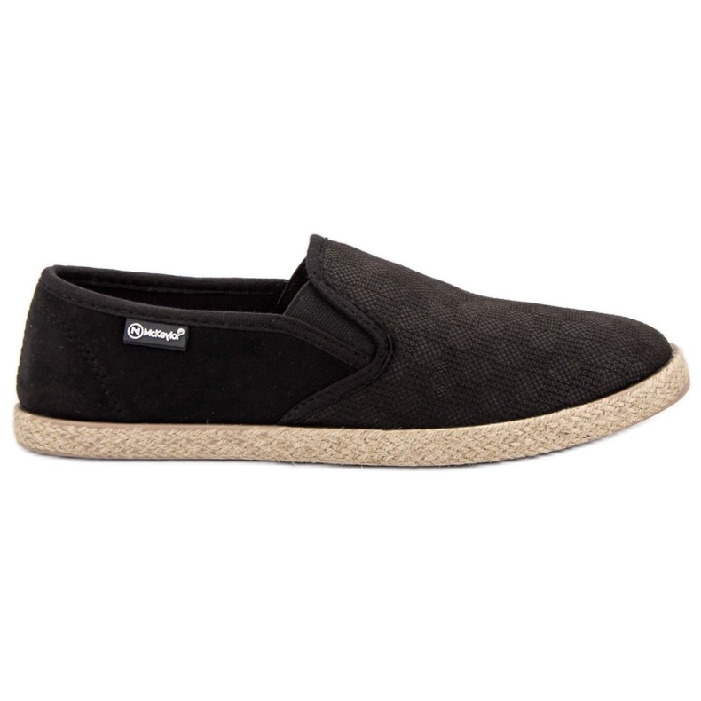 Slipons negros de MCKEYLOR