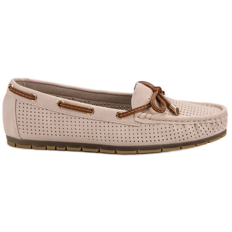 Kylie Mocasines cómodos beige