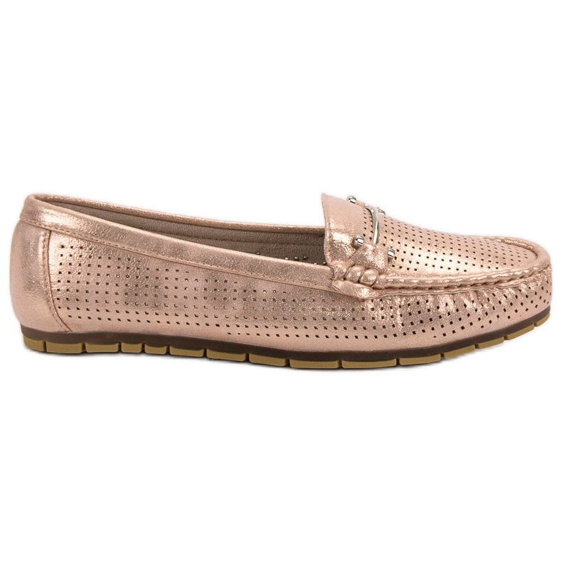 Kylie Mocasines brillantes rosado