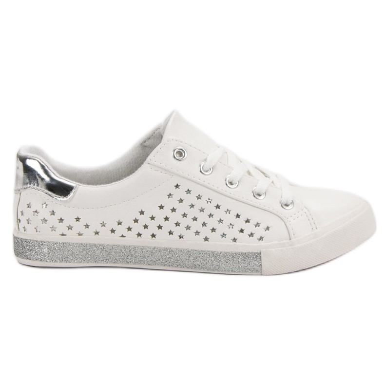 Kylie Zapatillas Blancas Con Estrellas blanco