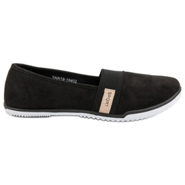 Slipons ligeros de VINCEZA negro