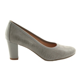 Arka Bombas Ark Women Cuero Flexible Flexible 5137 Gris