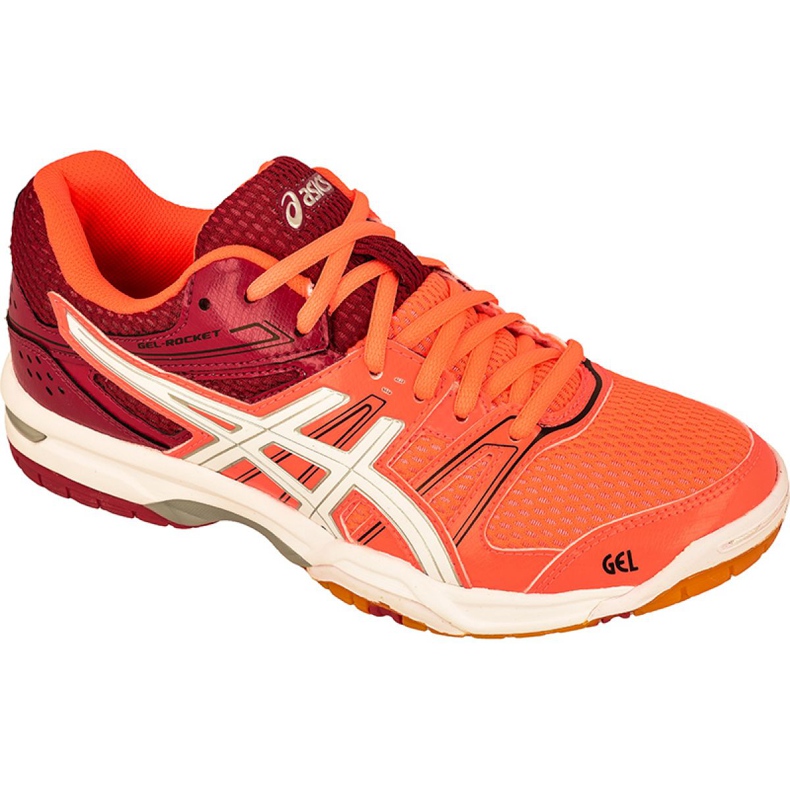 Zapatillas de voleibol Asics Gel-Rocket 7 W B455N-0601 multicolor naranja