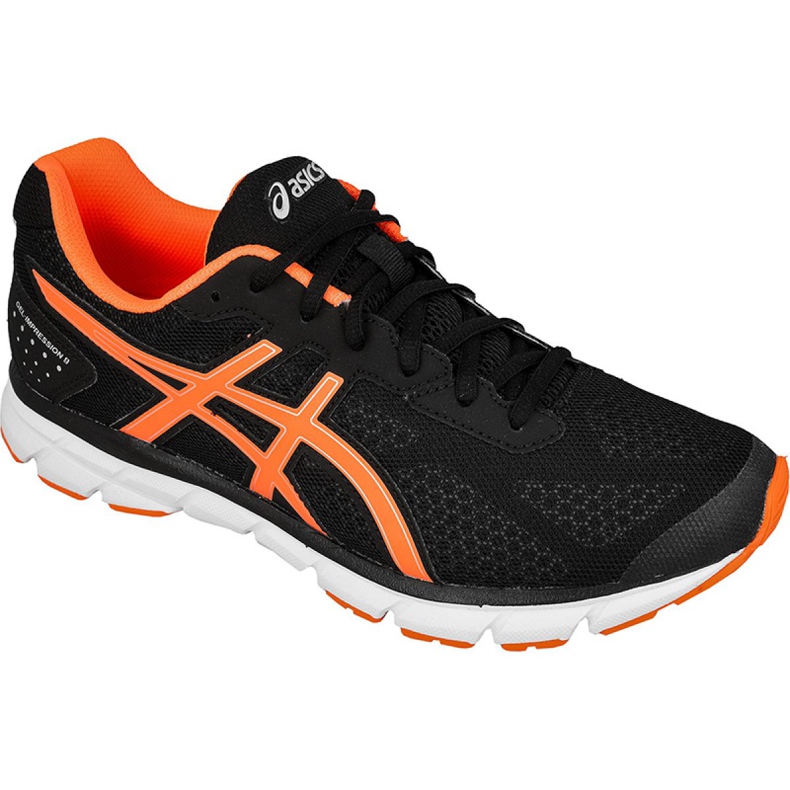 Zapatillas de running Asics Gel-Impression 9 M T6F1N-9030 negro naranja