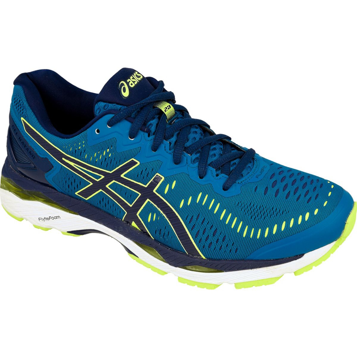 Zapatillas de running Asics Gel KAYANO 23 M T646N 4907 azul marino azul amarillo