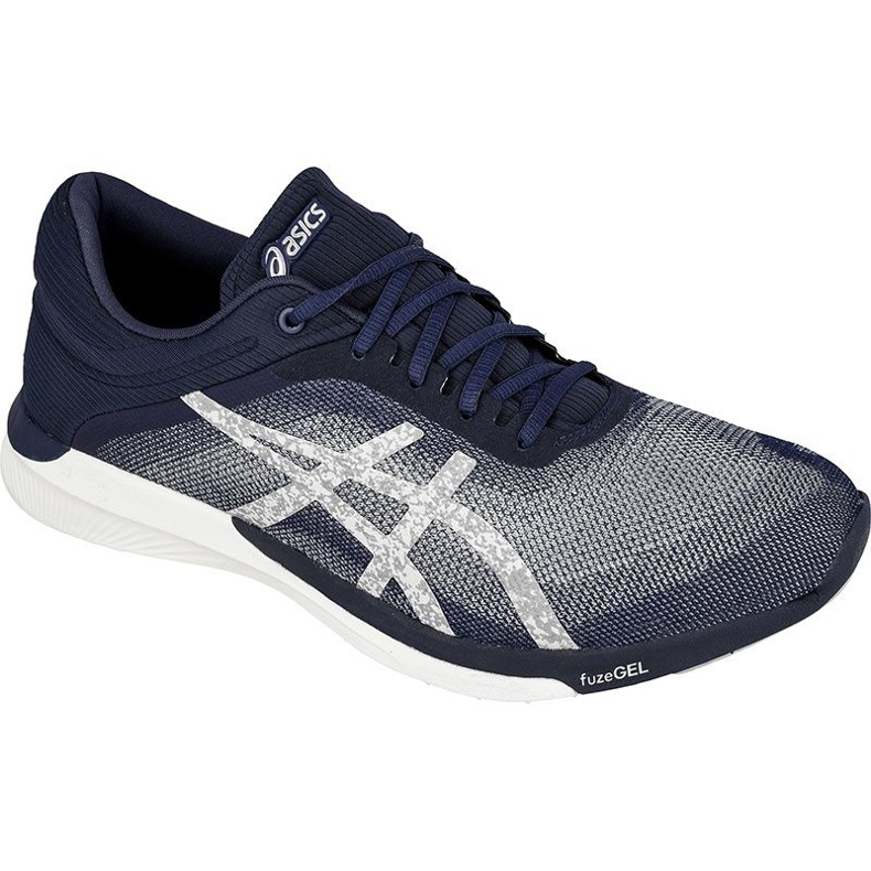 Zapatillas de running Asics fuzeX Rush M T718N-4993 azul marino
