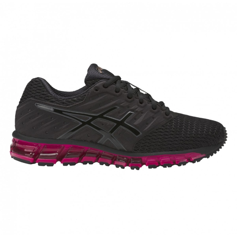 Zapatillas de running Asics Gel Quantum 180 2 W T6G7N-9090 negro violeta Zapatillas de running Asics Gel Quantum 180 2 W T6G7N-9090 negro violeta