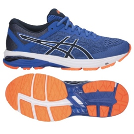 Zapatillas de running Asics Gt 1000 6 M T7A4N-4549 azul marino