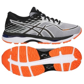 Asics Zapatillas de running Ascis Gel Cumulus 19 M T7B3N-9601 negro gris