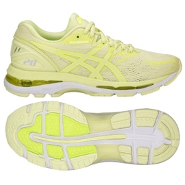 Zapatillas de running Asics Gel Nimbus 20 W T850N-8585 amarillo