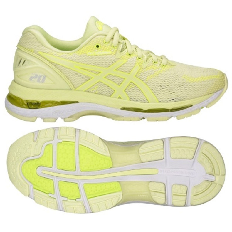 Zapatillas de running Asics Gel Nimbus 20 W T850N-8585 amarillo