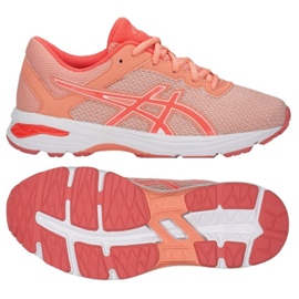 Zapatillas de running Asics Gt 1000 6 Gs W C740N-9506 multicolor rosado