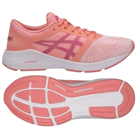 Zapatillas de running Asics Road Hawk Ff W T7D7N-0620 rosado