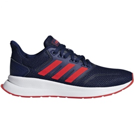Zapatillas de running adidas Falcon K Jr F36543 azul marino