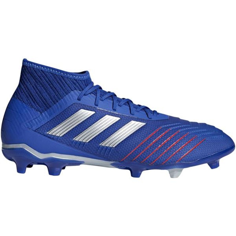 Botas de fútbol adidas Predator 19.2 Fg M BB8111 multicolor azul Botas de fútbol adidas Predator 19.2 Fg M BB8111 multicolor azul