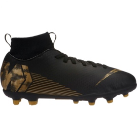 Zapatillas de fútbol Nike Mercurial Superfly 6 Club Mg Jr AH7339-077 multicolor negro