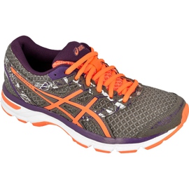 Zapatillas de running Asics Gel-Excite 4 W T6E8N-9606 púrpura naranja gris