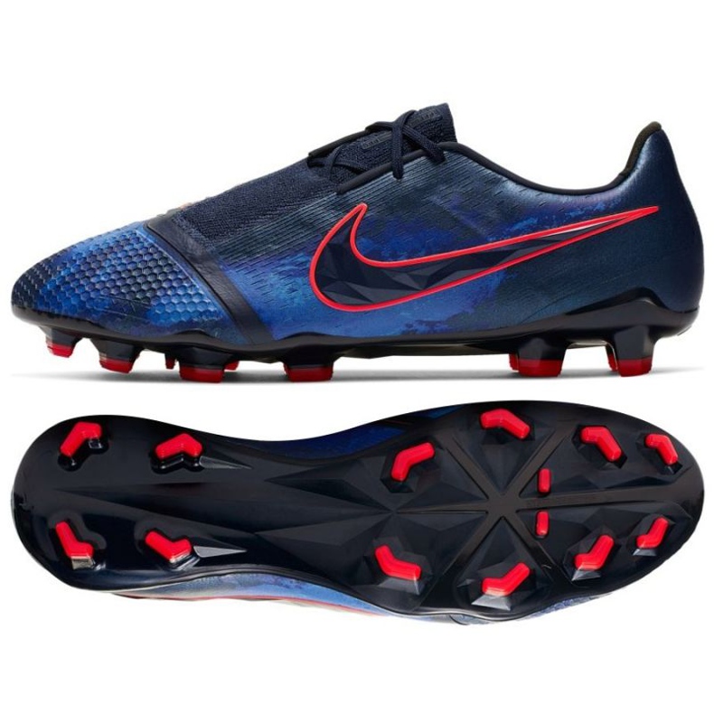 Zapatillas de fútbol Nike Phantom Venom Elite Fg M AO7540-440 azul marino azul marino