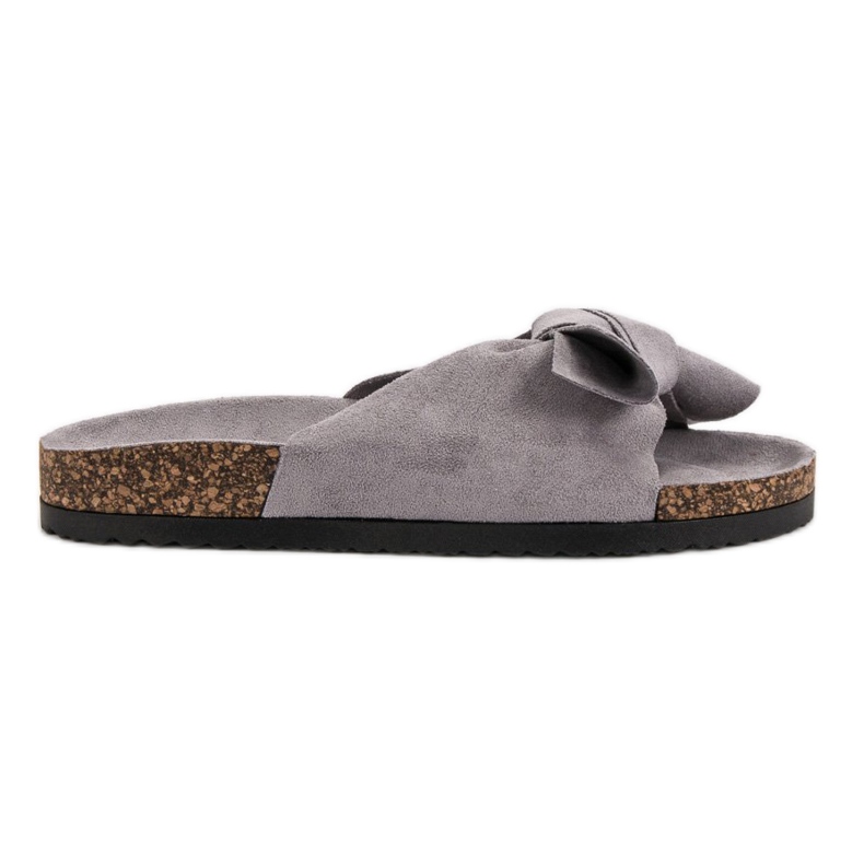 Zapatillas VINCEZA Con Lazo gris