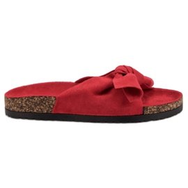 Zapatillas VINCEZA Con Lazo rojo