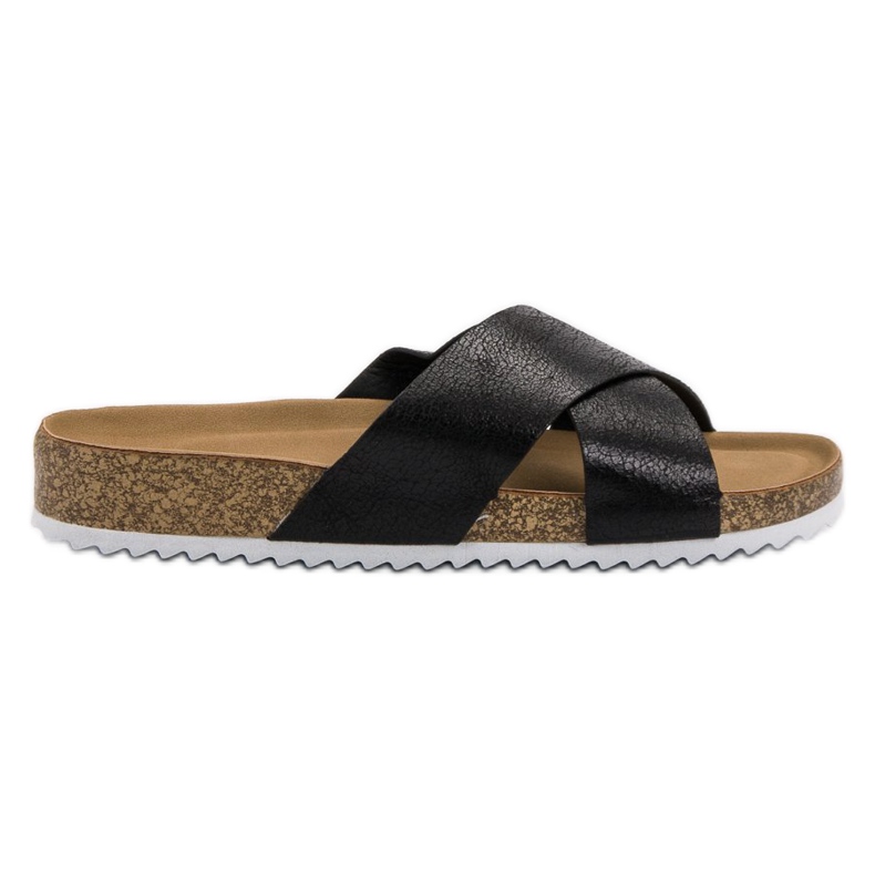 Kylie Cómodas pantuflas negras negro