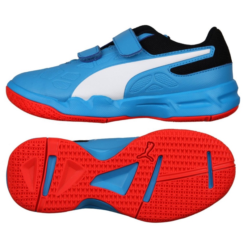 Zapatos de interior Puma Tenaz V Jr Bleu Azur 104891 06 azul azul