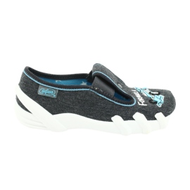 Calzado infantil befado 290X174 azul gris