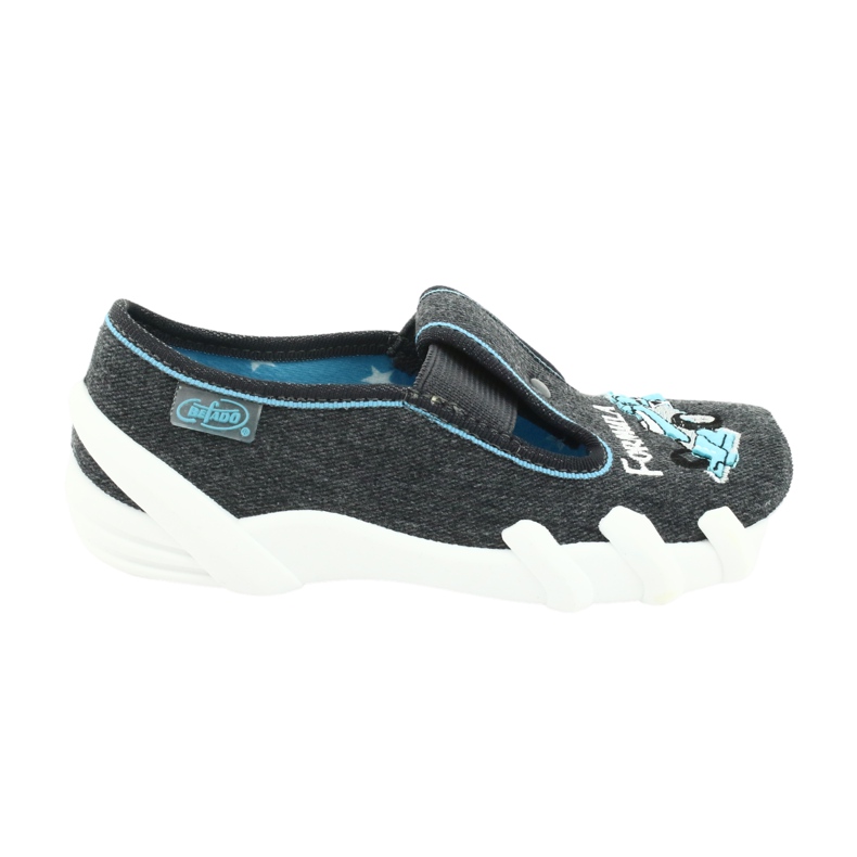 Calzado infantil befado 290X174 azul gris