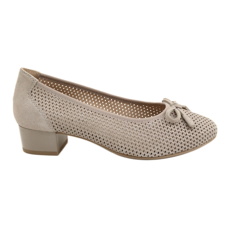 Zapatos de salón de mujer Caprice 22500-28 beige plata Zapatos de salón de mujer Caprice 22500-28 beige plata