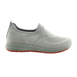 Zapatillas Deportivas Grises Slip Grey DK SA089 rojo