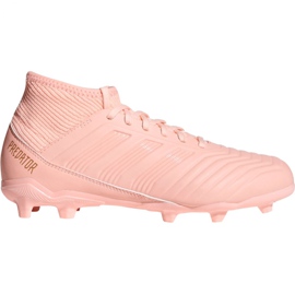 Botas de fútbol adidas Predator 18.3 Fg Jr DB2317 rosa rosa