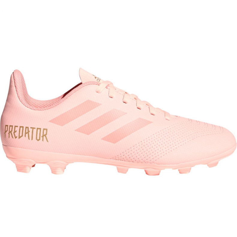 Botas de fútbol adidas Predator 18.4 FxG Jr DB2322 multicolor rosado Botas de fútbol adidas Predator 18.4 FxG Jr DB2322 multicolor rosado