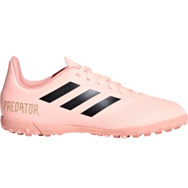 Botas de fútbol adidas Predator Tango 18.4 Tf Jr DB2339 rosado rosado