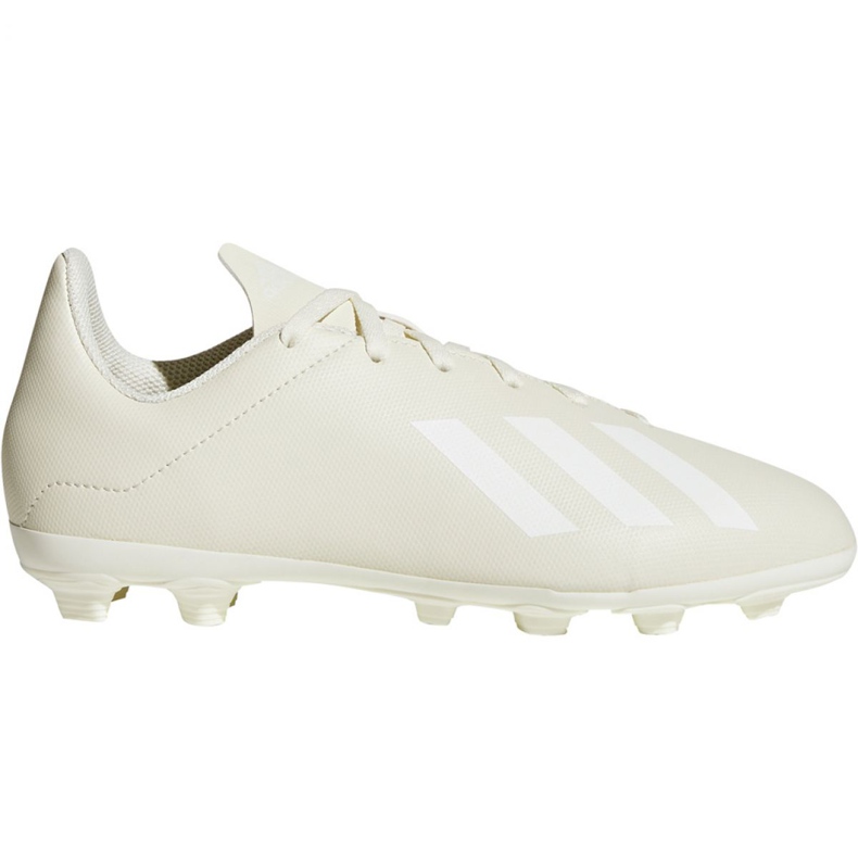 Botas de fútbol adidas X 18.4 FxG Jr DB2421 blanco blanco
